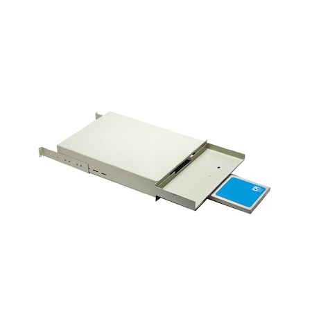 Chatsworth Products Cpi CPU/MONITOR SOLID SHELF, 19"W, W/SLIDING KEYBOARD&MOUSE TRAY 12495-719